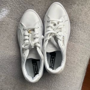 White Addidas Sneakers, used